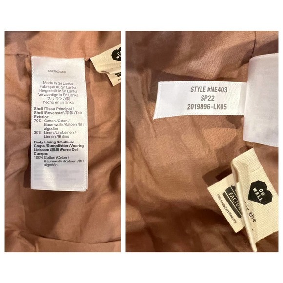 Madewell Cotton-Linen Relaxed Larsen Blazer (M) - Picture 5 of 6